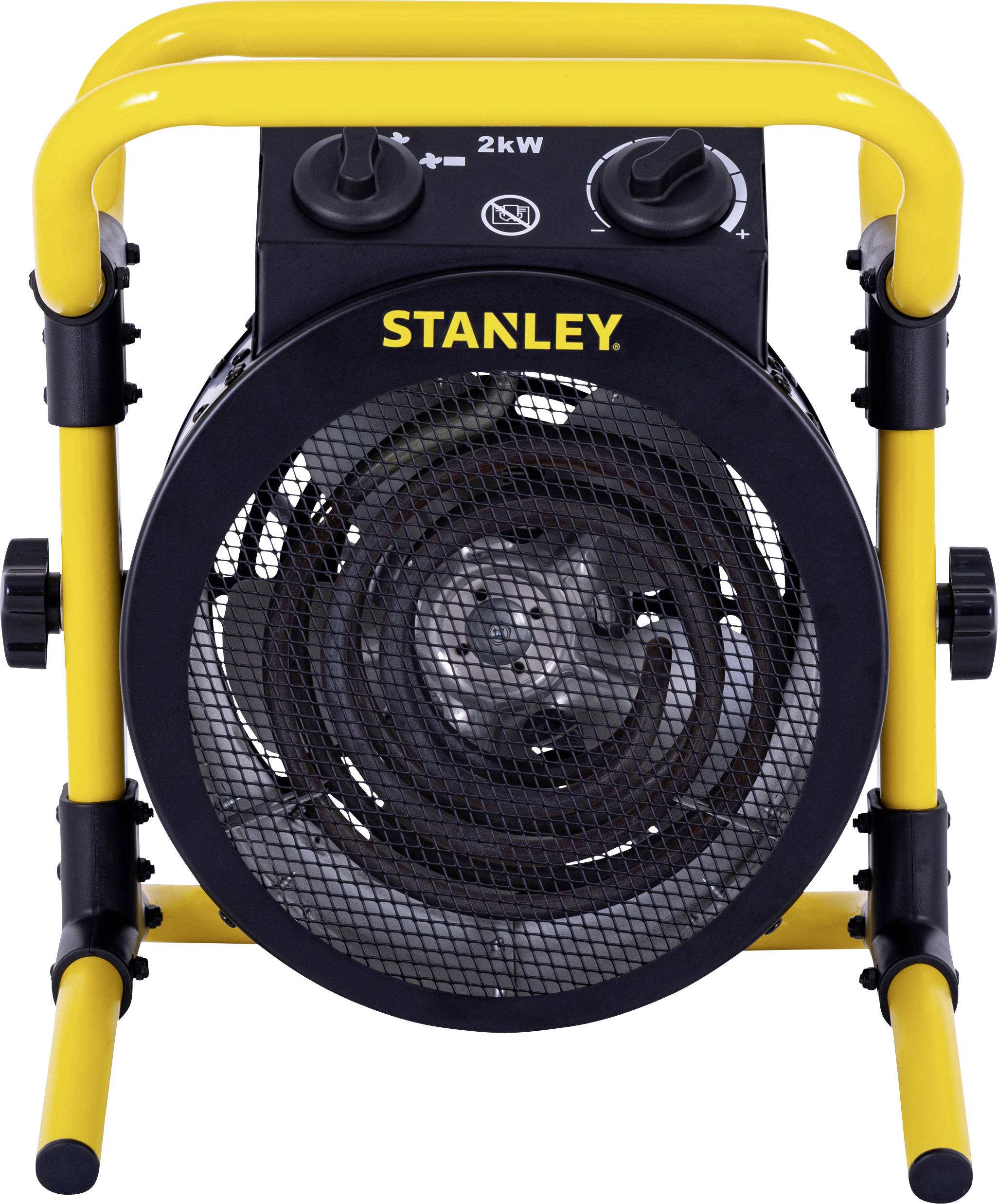 STANLEY SXJH102000E Termowentylator 2000W 20 m² czarny/żółty - obrazek 1