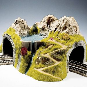 Tunel dwutorowy łukowy, NOCH 5180, 430 x 410 x 230 mm, skala H0 Tunel dwutorowy łukowy, NOCH 5180, 430 x 410 x 230 mm, skala H0