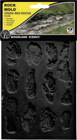 Woodland Scenics WC1246 Uniwersalna Forma kauczukowa Strumyk (D x S) 190 mm x 120 mm - obrazek 1