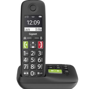 Gigaset E290A DECT/GAP Telefon bezprzewodowy analogowy do komaptybilnych aparatów słuchowych, Automatyczna sekretarka, Z Gigaset E290A DECT/GAP Telefon bezprzewodowy analogowy do komaptybilnych aparatów słuchowych, Automatyczna sekretarka, Z