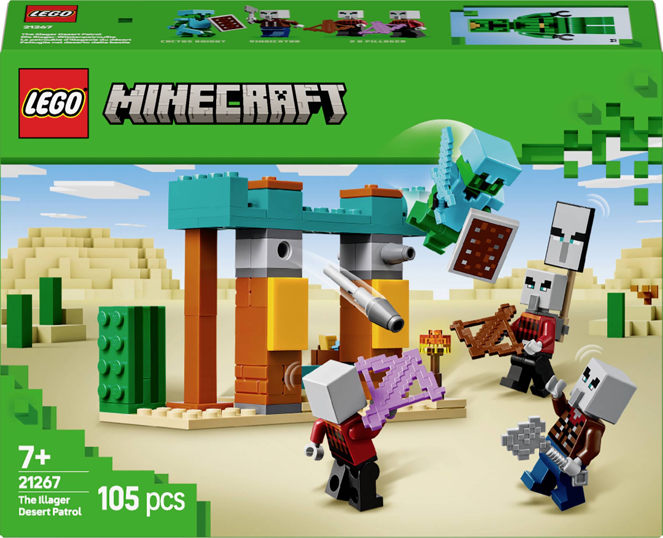 LEGO® MINECRAFT LEGO Minecraft LEGO - 21267 Minecraft Die Illager-Wuestenpatrouille 21267, 1 szt. - obrazek 1