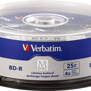Verbatim 98909 M-Disc Blu-ray 25 GB 25 szt. futerał Verbatim 98909 M-Disc Blu-ray 25 GB 25 szt. futerał