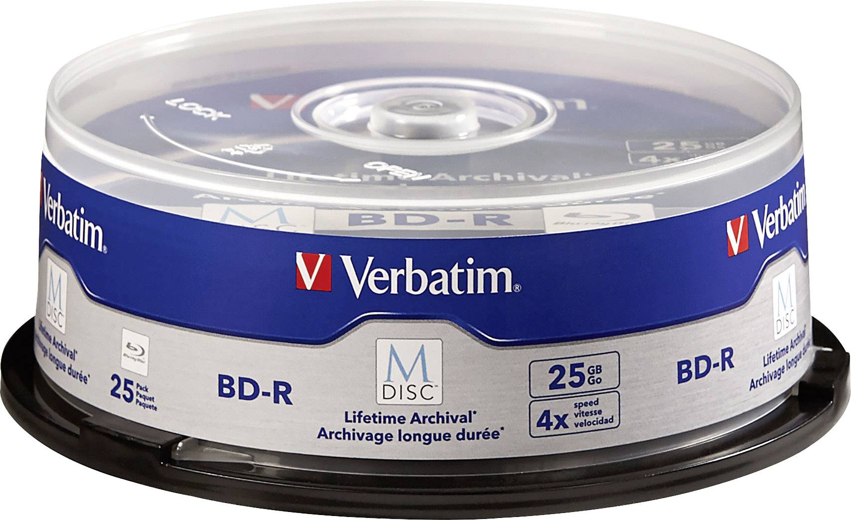 Verbatim 98909 M-Disc Blu-ray 25 GB 25 szt. futerał - obrazek 1
