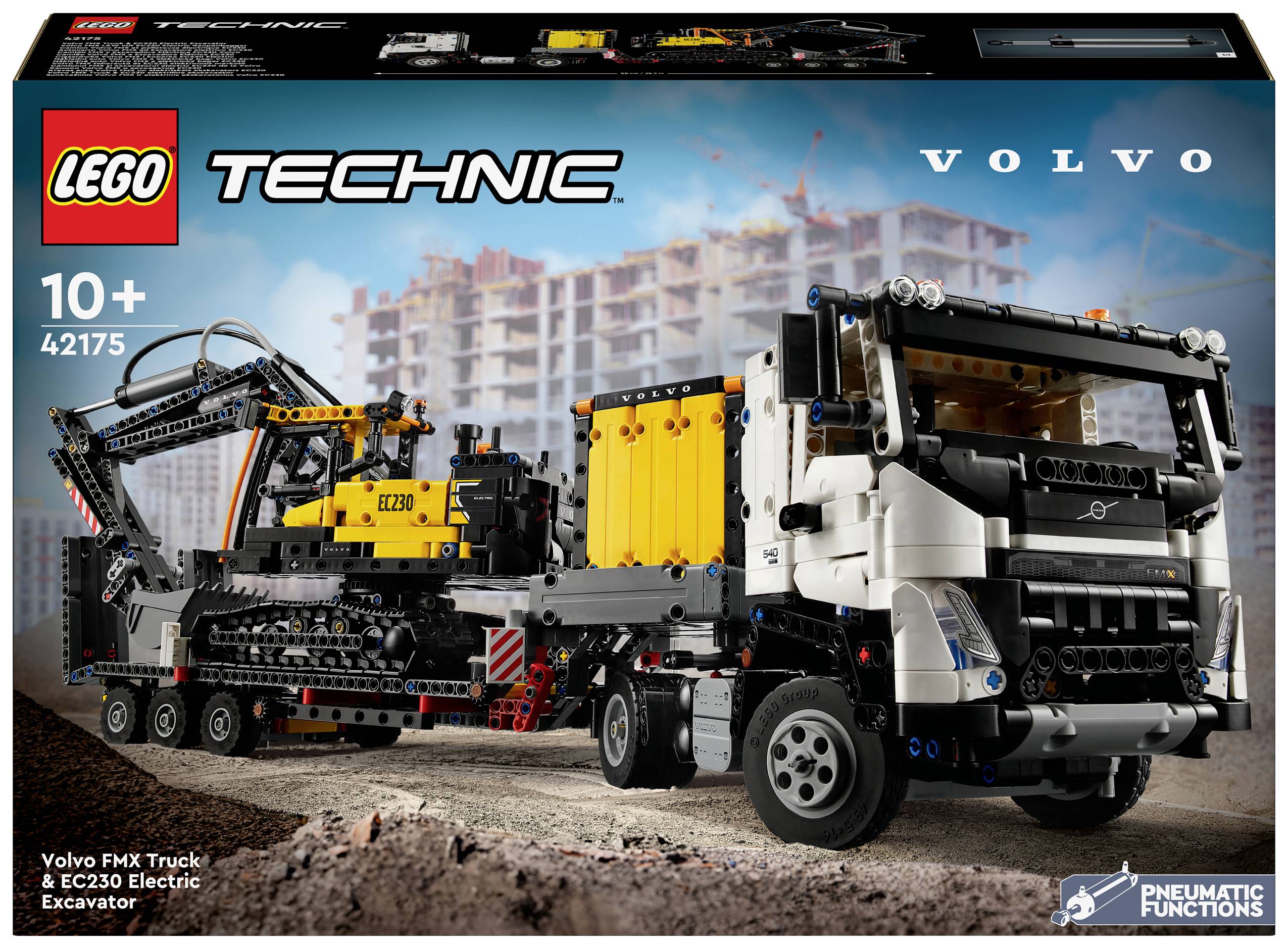 LEGO® TECHNIC 42175 Ciężarówka Volvo FMX z koparką gąsienicową EC230 Electric 1 szt. - obrazek 1