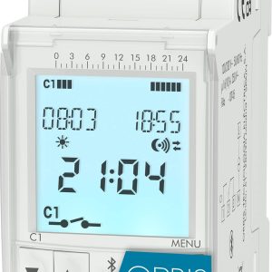 ORBIS Zeitschalttechnik OB178112 Przekaźnik czasowy do montażu na szynie nośnej ASTRO UNO 230 V/AC astronomiczny, z prog