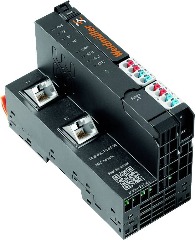 Weidmüller UR20-FBC-PN-IRT-V2 2566380000 Łącznik magistrali PLC 24 V/DC - obrazek 1