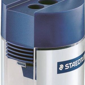 Staedtler Temperówka podwójna 512 001 niebiesko-srebrny (fluorescencyjny) Wykonanie pojemnika=Puszka Staedtler Temperówka podwójna 512 001 niebiesko-srebrny (fluorescencyjny) Wykonanie pojemnika=Puszka