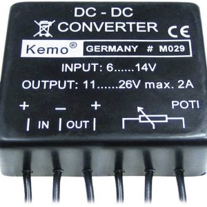 Przetwornik napięcia DC Kemo M029 6-14 VDC / 11-26 VDC