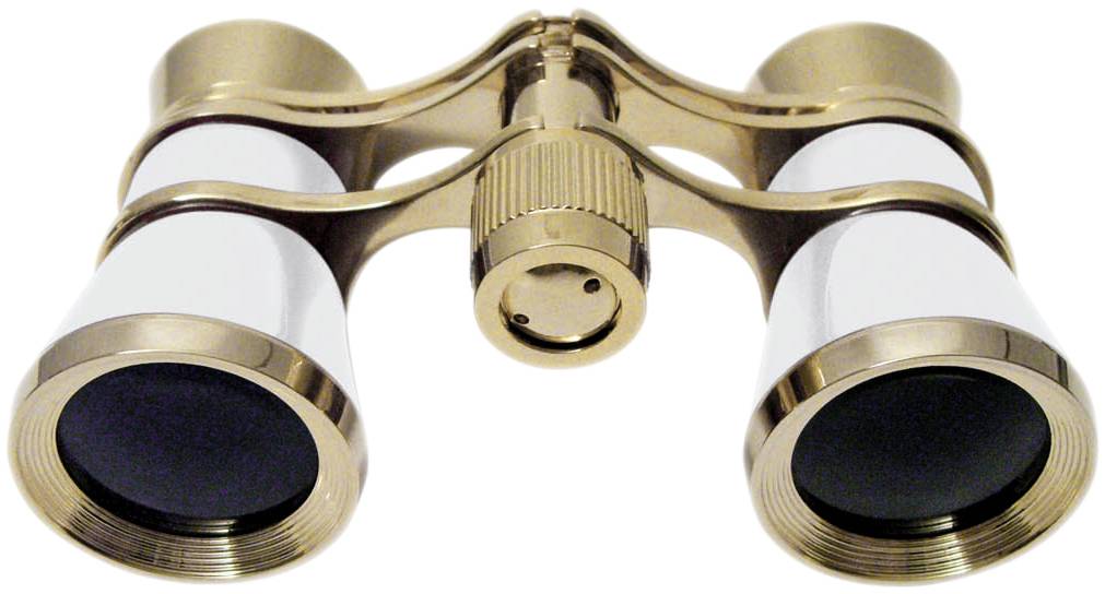 Lornetka teatralna Braun Phototechnik Opera 3 x 25 mm złoty, perłowy matowy - obrazek 1