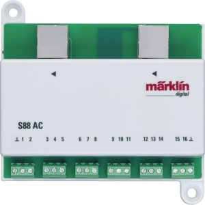 Dekoder sygnału m88 (Rj45) Marklin 60881, MM/DCC, 19 V DC/AC Dekoder sygnału m88 (Rj45) Marklin 60881, MM/DCC, 19 V DC/AC