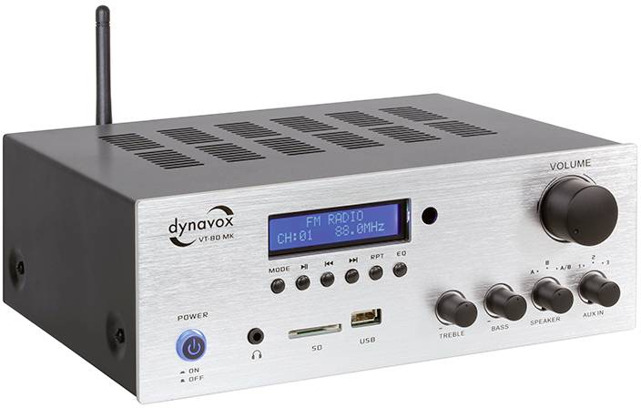 Wzmacniacz Hi-Fi Dynavox 207679 VT-80 MK, N/A, biały - obrazek 1