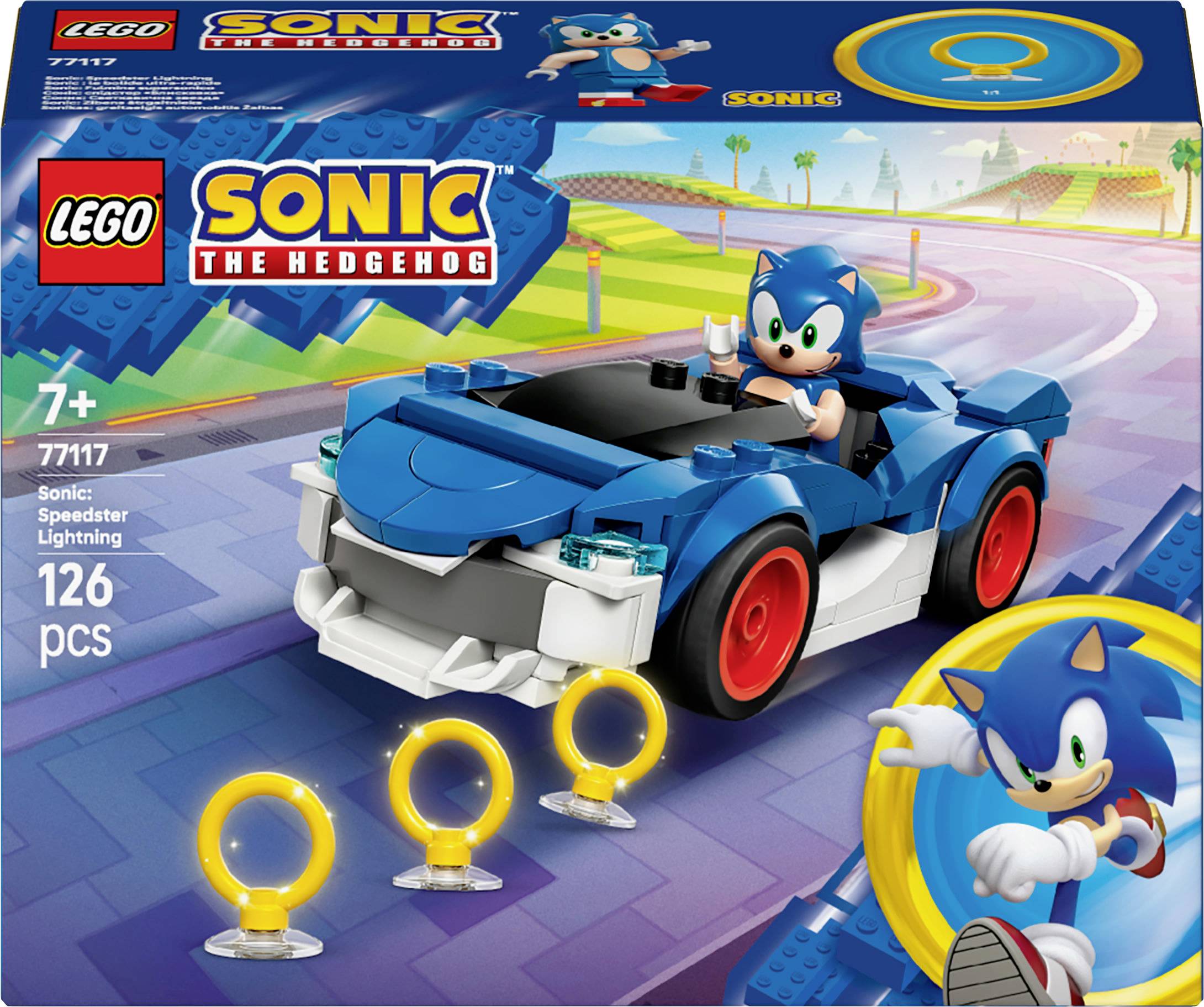 77117 LEGO® Sonic the Hedgehog Sonic: Błyskawica Speedster (77117) - obrazek 1