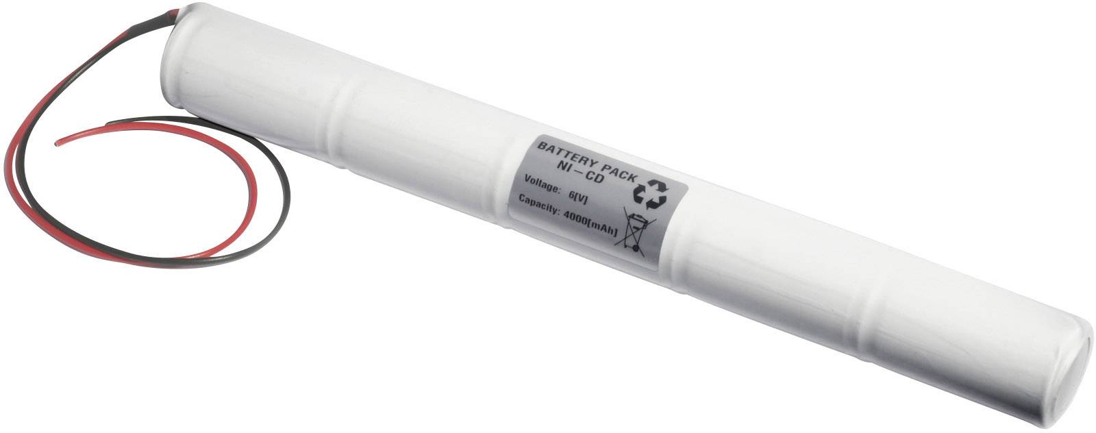 Akumulator do oświetlenia zapasowego Emmerich 6D4000S, N/A, Przewód, 6 V, 4000 mAh - obrazek 1