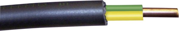 Kabel uziemiający HELU 32004 SW, 1 x 16 mm², Produkty w metrach bieżących, czarny