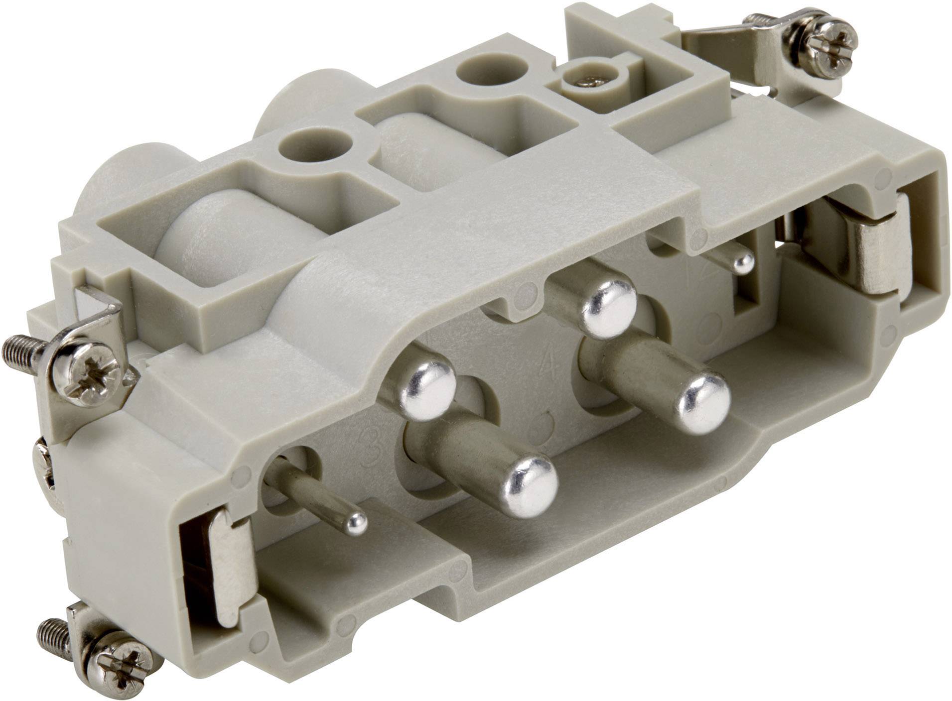 Wstawka pinowa męska EPIC® Power K 4/0 44424043 LAPP Łączna ilość styków 4 + 2 + PE 10 szt. - obrazek 1