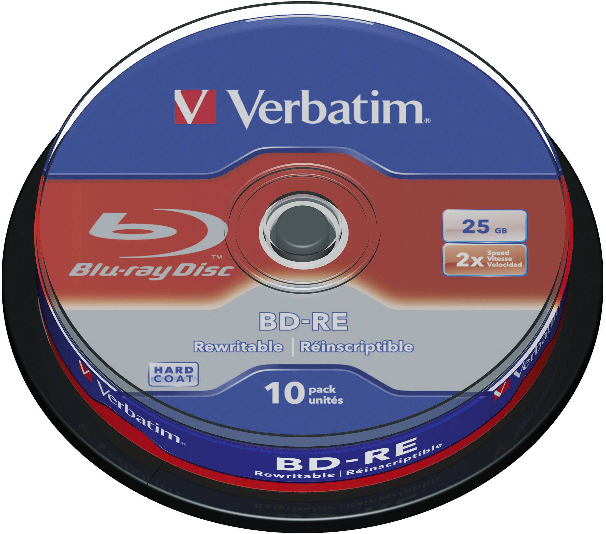 Płyta Blu-ray Verbatim 43694, 25 GB, 2 x, 10 szt. - obrazek 1