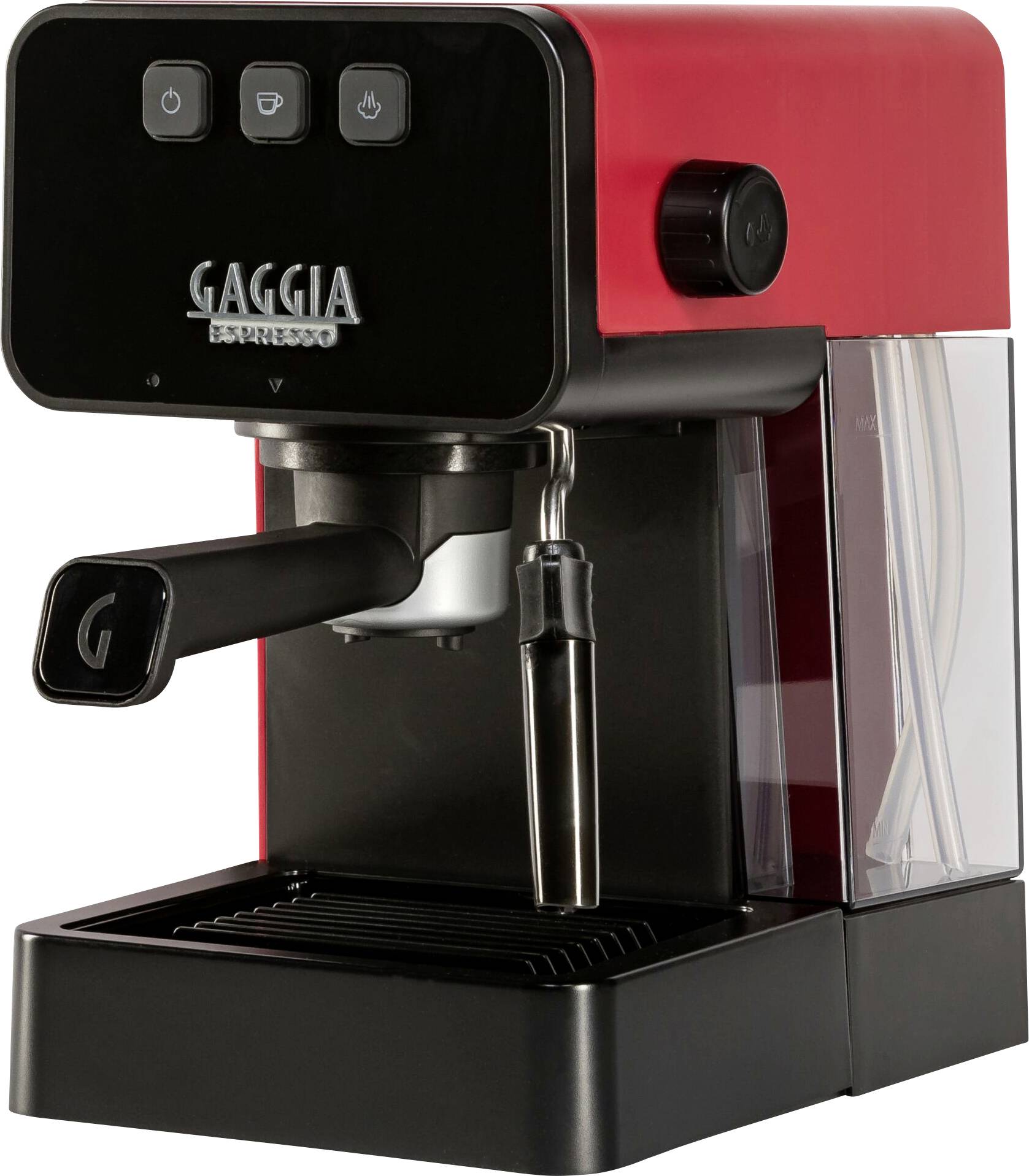 Ekspres do espresso Gaggia EG2111/03, czerwony, czarny, 1900 W, 15 bar - obrazek 1