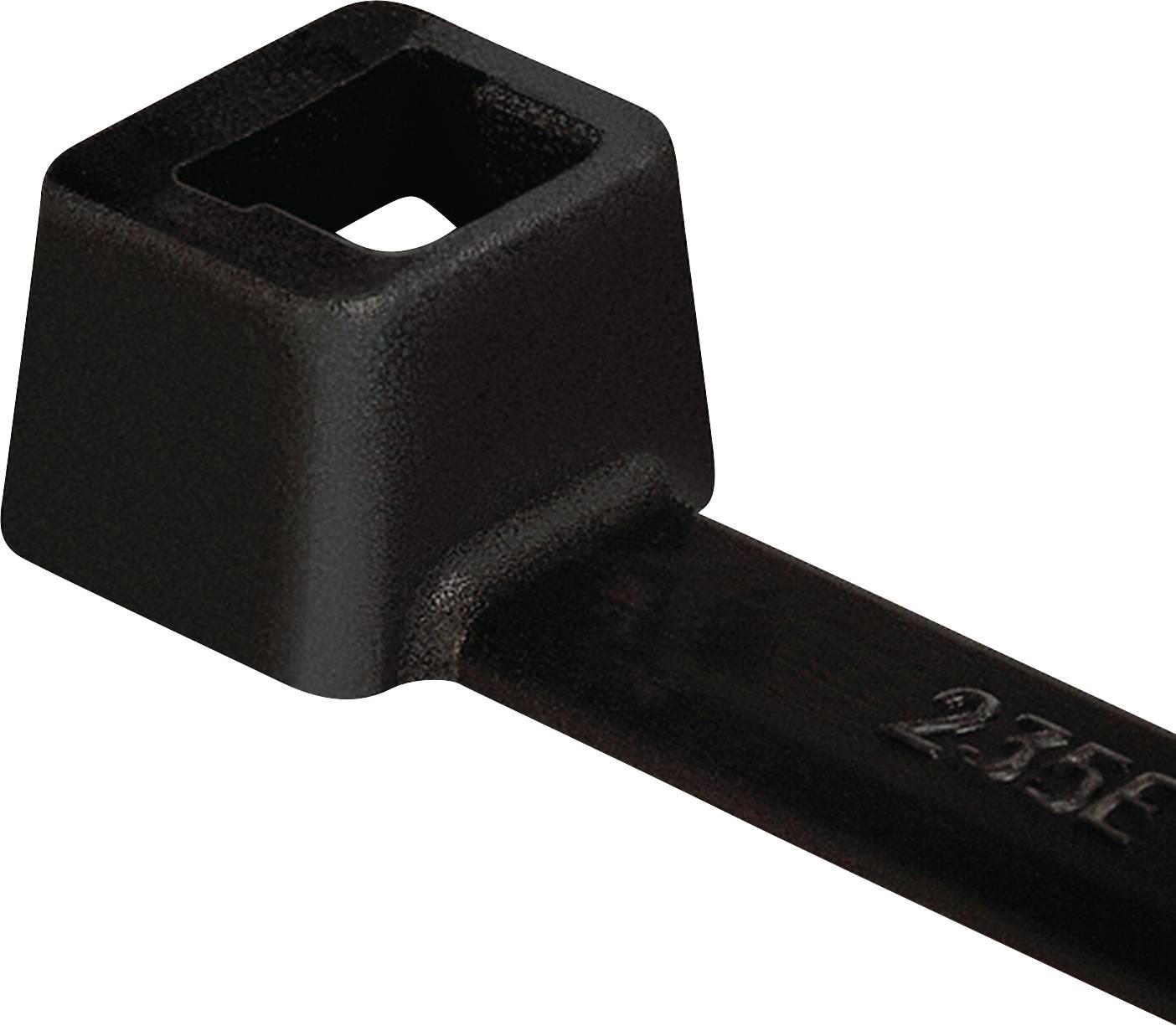 Opaska kablowa HellermannTyton T18R-PP-BK 111-01917, 101.60 mm, polipropylen, 100 szt. - obrazek 1