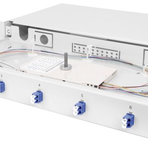 Digitus DN-96330/9 Patchpanel do światłowodu 6 Portów LC Zamontowany 1 U Digitus DN-96330/9 Patchpanel do światłowodu 6 Portów LC Zamontowany 1 U