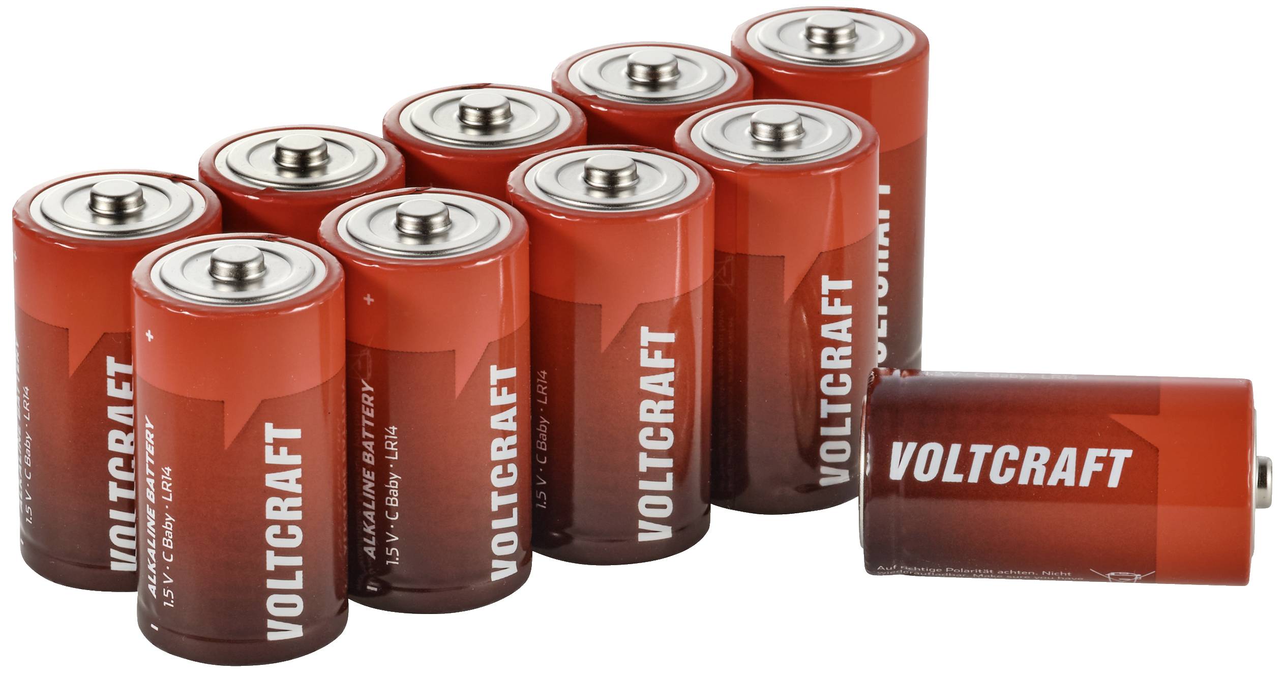 Bateria C/R14 VOLTCRAFT Industrial LR14 alkaliczno-manganowe 8000 mAh 1.5 V 10 szt. - obrazek 1