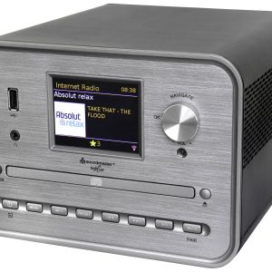 soundmaster ICD1050SW si Odtwarzacz CD srebrny radio Internetowe, DAB+, WLAN, USB, z głośnikiem soundmaster ICD1050SW si Odtwarzacz CD srebrny radio Internetowe, DAB+, WLAN, USB, z głośnikiem