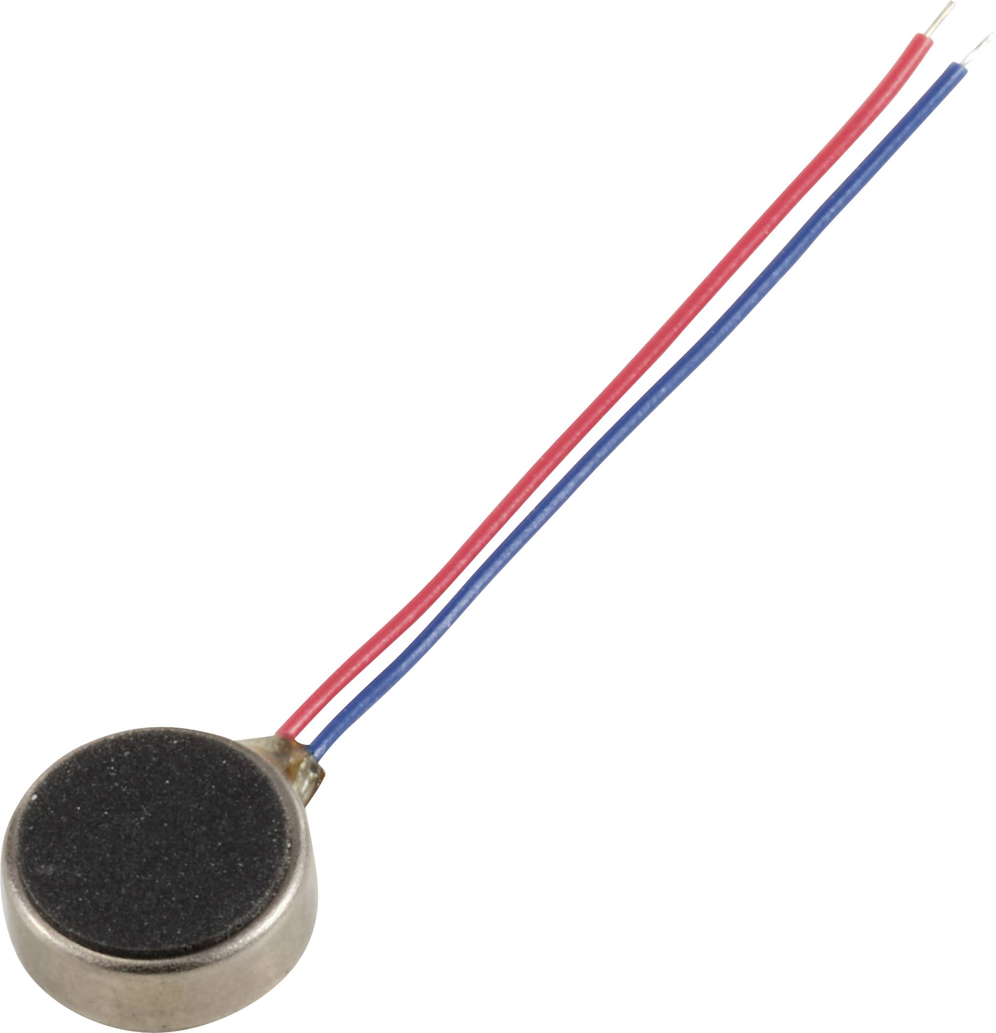TRU COMPONENTS TC-13324652 Silnik wibracyjny 3 V/DC, 8 x 34 mm 2,5 - 4 V/DC - obrazek 1