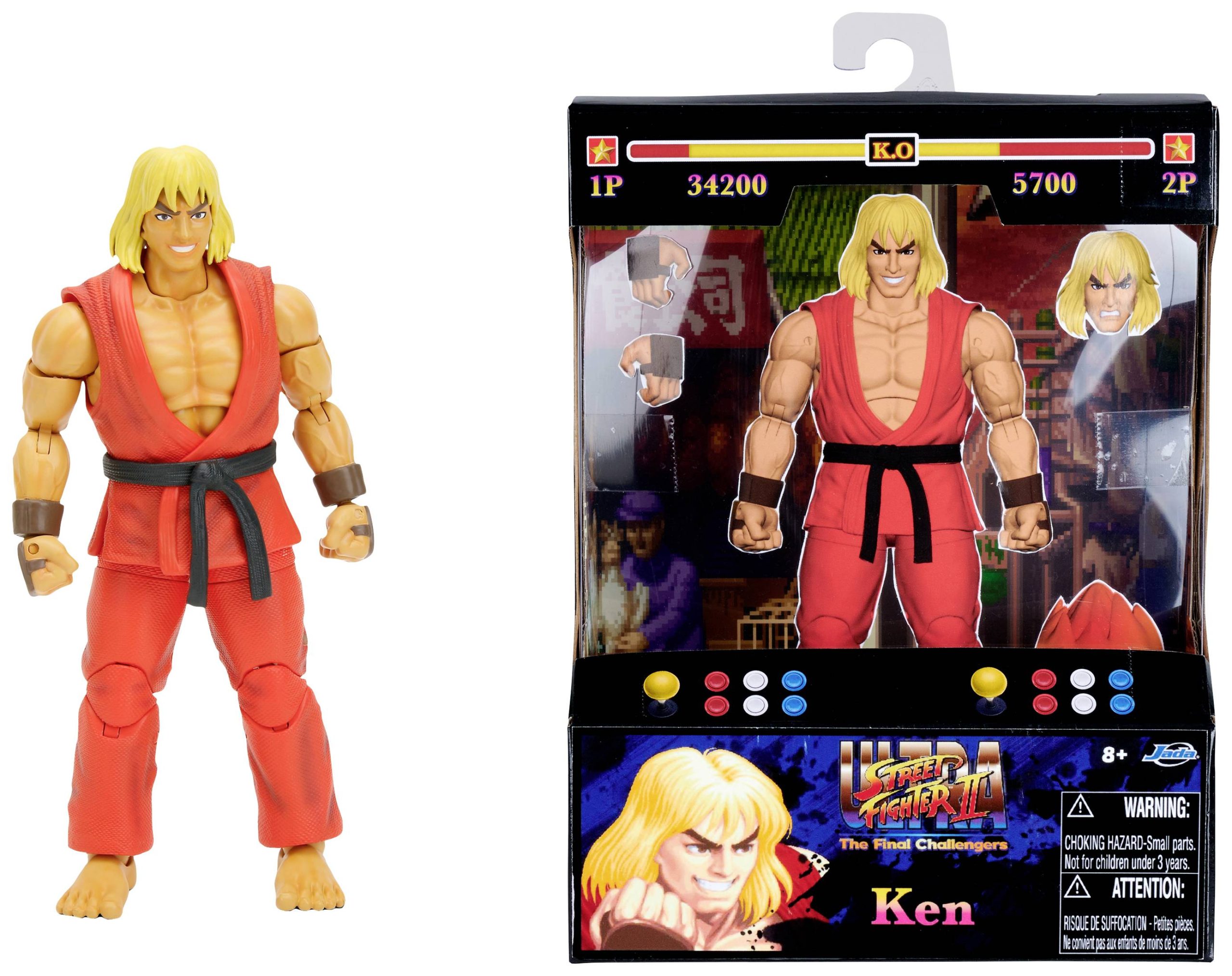 Figurka Jada Toys Street Fighter II Ken 6". - obrazek 1
