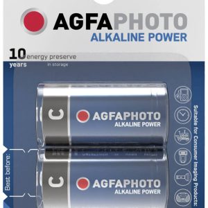 Bateria C/R14 AgfaPhoto LR14 LR14, alkaliczno-manganowe, 2 szt. Bateria C/R14 AgfaPhoto LR14 LR14, alkaliczno-manganowe, 2 szt.