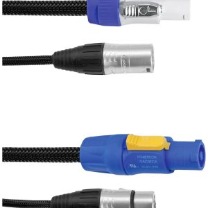 kabel DMX Eurolite Power-Hybrid 30227782, 3 x 2.5 mm², 3 m