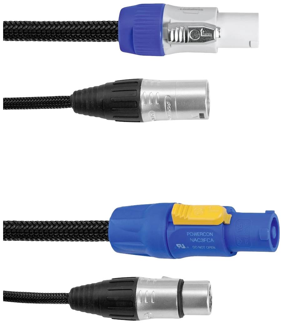 kabel DMX Eurolite Power-Hybrid 30227782, 3 x 2.5 mm², 3 m - obrazek 1