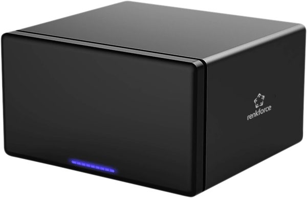 Renkforce RF-6647854 Obudowa dysku twardego 3,5″ (8,9 cm) 8 Bay 3.5 cal USB 3.0