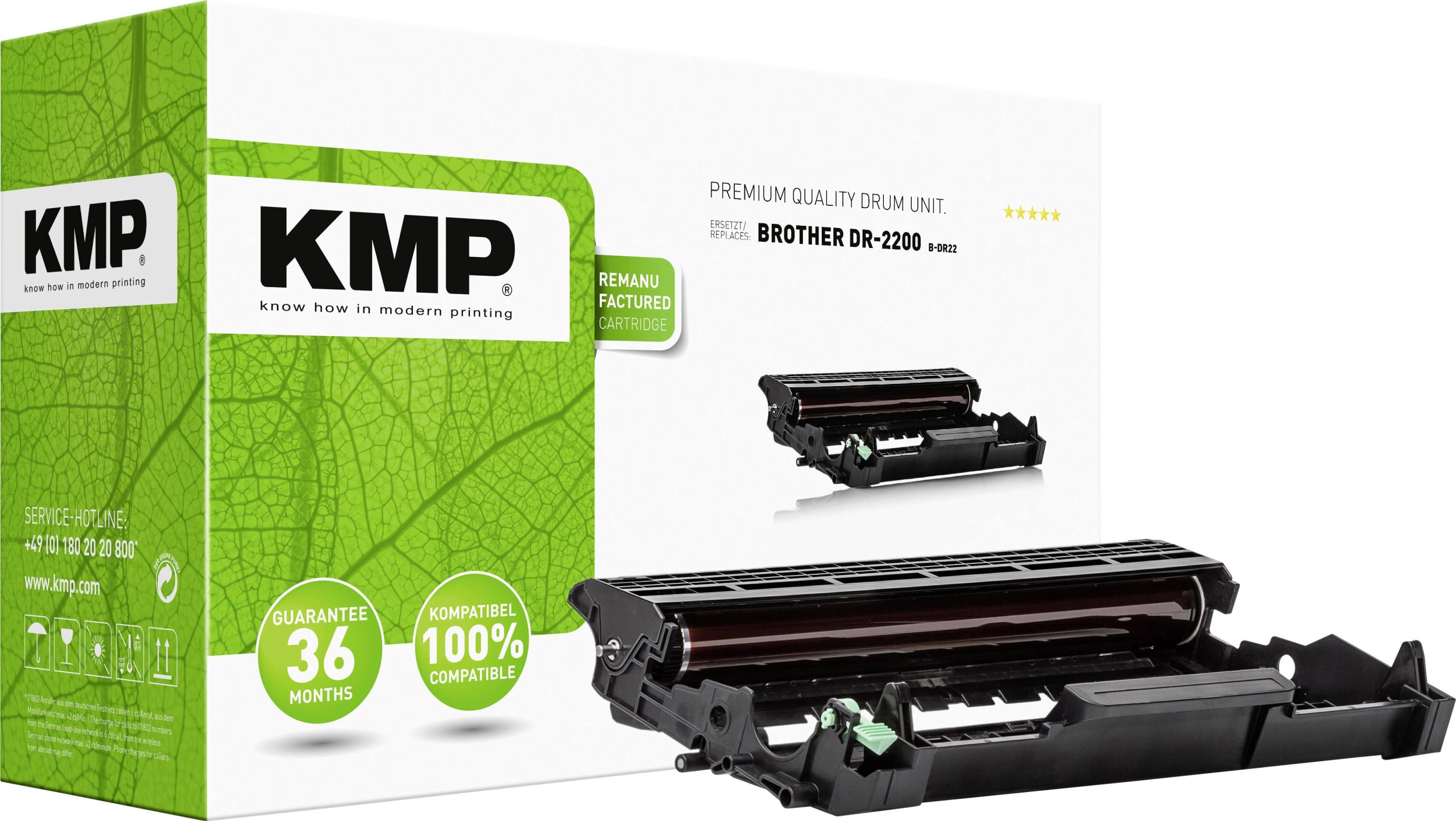 KMP Bęben Zamiennik Brother DR-2200, DR2200 zamiennik Kolor 12000 strony B-DR22 1257,7000 - obrazek 1