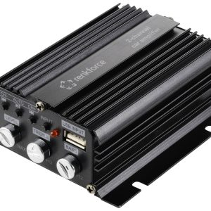 Renkforce RF-CMP-202 Wzmacniacz dwukanałowy 100 W Odtwarzanie dźwięku przez Bluetooth®/USB, Regulacja głośności / tonów Renkforce RF-CMP-202 Wzmacniacz dwukanałowy 100 W Odtwarzanie dźwięku przez Bluetooth®/USB, Regulacja głośności / tonów