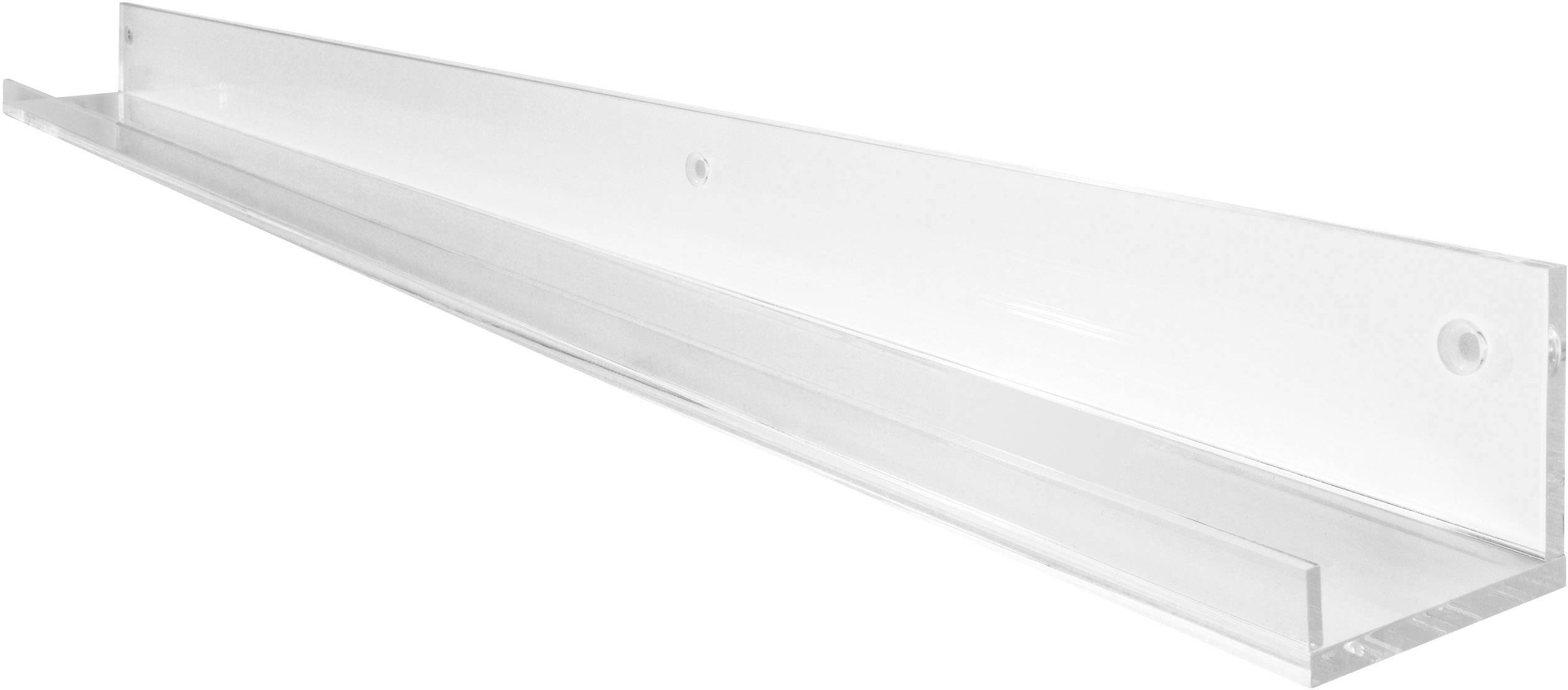 Regał wiszący Sigel GA110 przeźroczysty 100 cm x 5 cm x 8 cm - obrazek 1