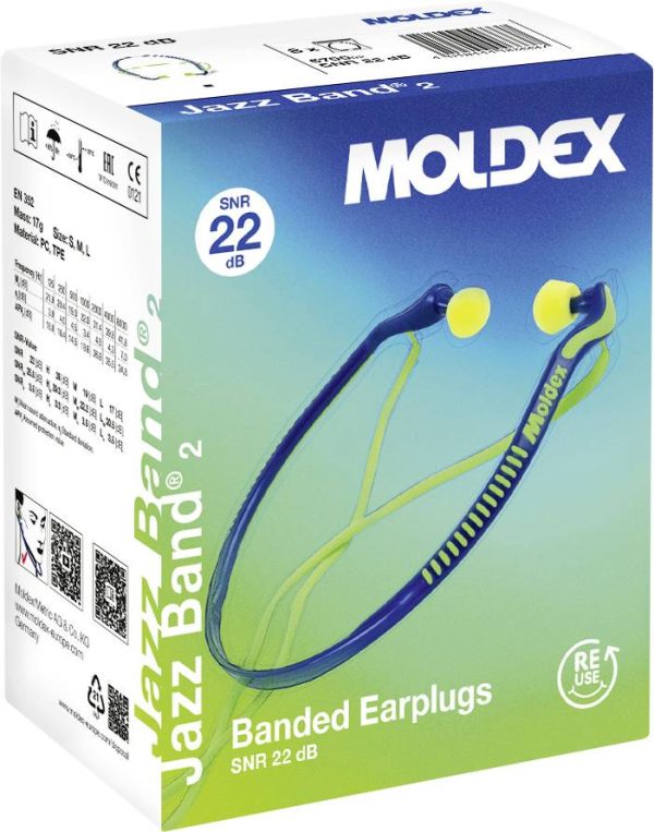 Moldex JAZZ-BAND 670002 Zatyczki ochronne do uszu 23 dB EN 352-2 1 szt.