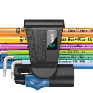Zestaw kluczy trzpieniowych Wera 3950/9 Hex-Plus Multicolour HF Stainless 1 05022699001 wewnętrzny sześciokąt Zestaw kluczy trzpieniowych Wera 3950/9 Hex-Plus Multicolour HF Stainless 1 05022699001 wewnętrzny sześciokąt