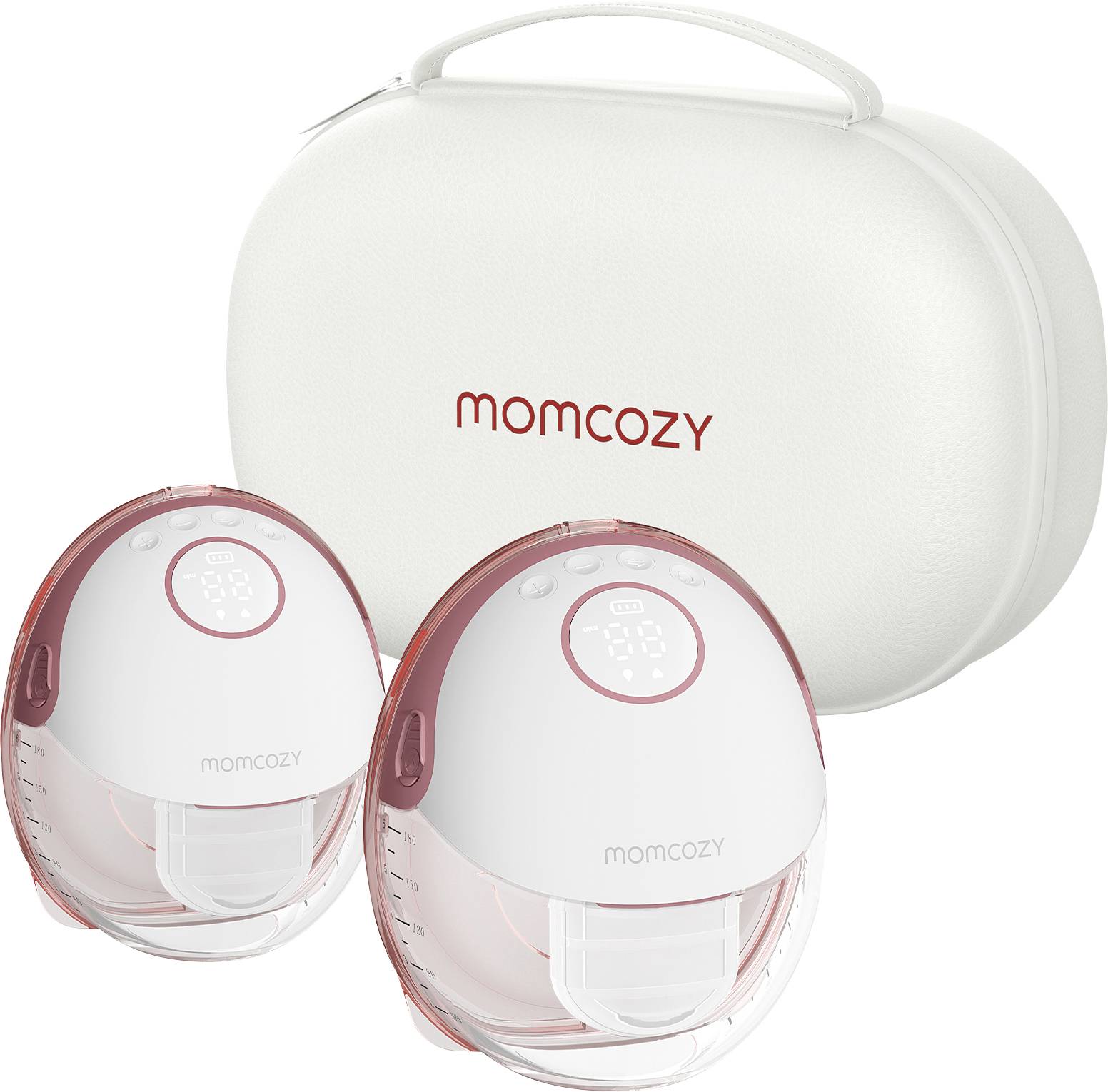 momcozy biały, różowy - obrazek 1