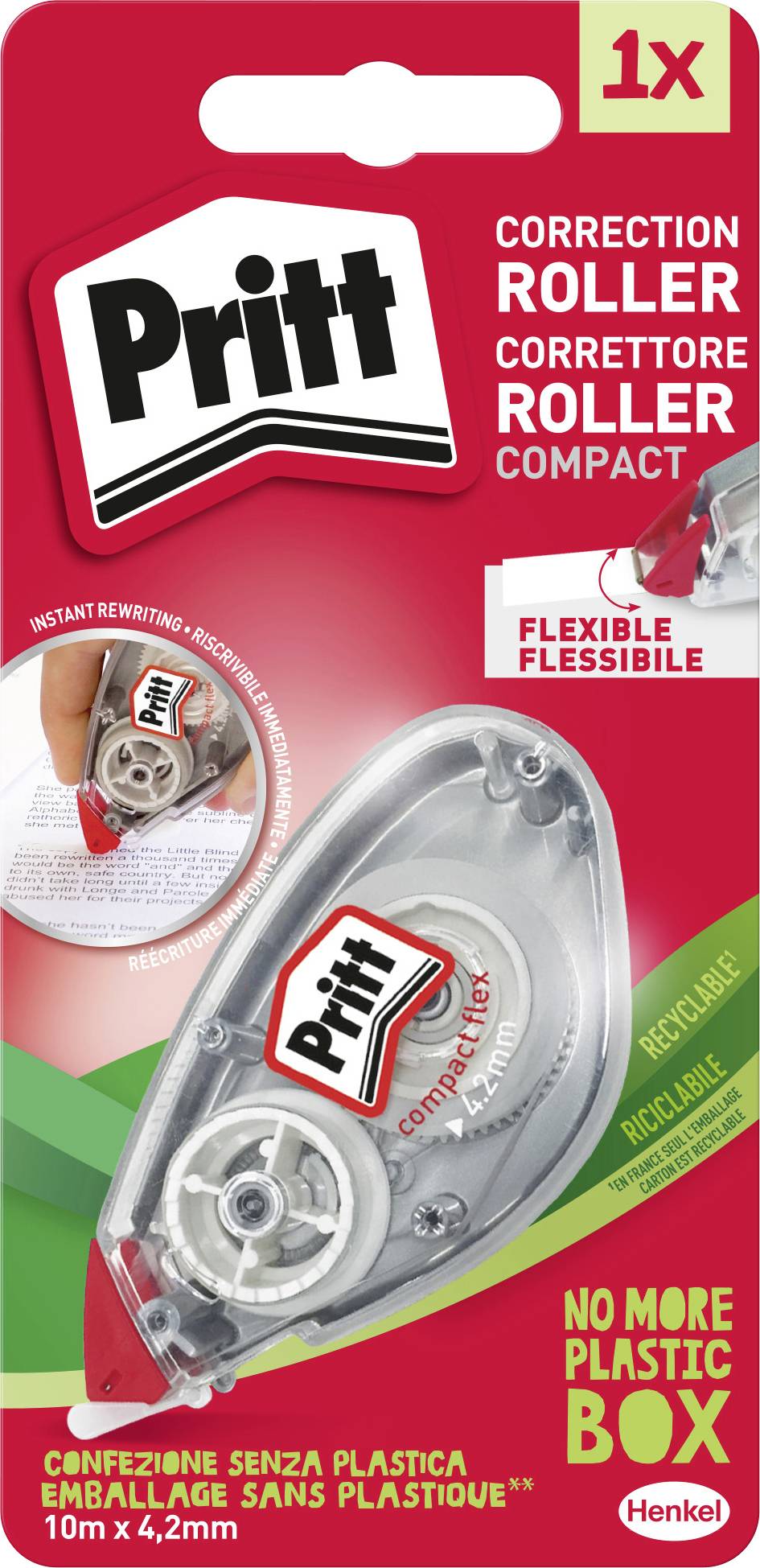 Pritt Rolka korekcyjna compact flex 4.2 mm biały 10 m 1 szt. - obrazek 1