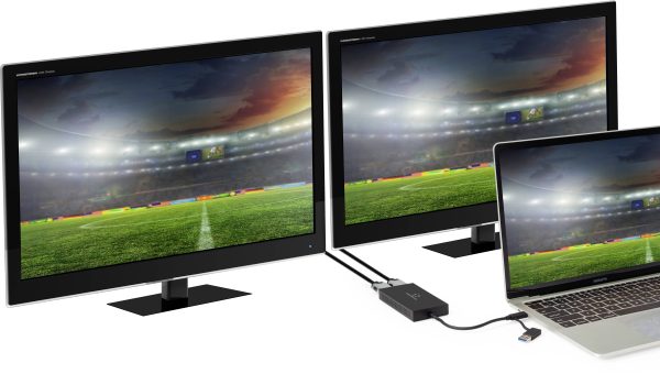 Renkforce RF-VDA-301 2x HDMI, USB 3.2 Gen 1 (USB 3.0), 4K/Full HD