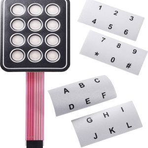 Keypad samoprzylepny, zawiera etykietę opisującą Układ klawiatury 4 x 4 APEM AC3535 1 szt.