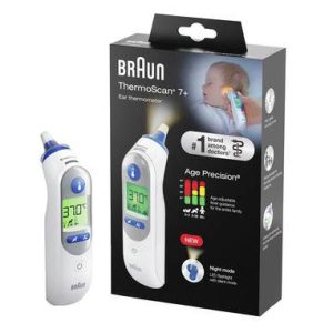 Braun ThermoScan 7+, IRT6525WE Termometr lekarski na podczerwień Podgrzewana końcówka sondy Braun ThermoScan 7+, IRT6525WE Termometr lekarski na podczerwień Podgrzewana końcówka sondy