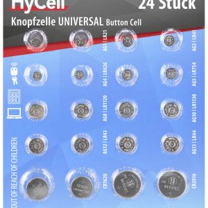 Ogniwa guzikowe zestaw HyCell 1516-0003 24 szt. Ogniwa guzikowe zestaw HyCell 1516-0003 24 szt.