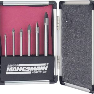 Zestaw wierteł do szkła i ceramiki Brüder Mannesmann M54806, Średnica odwiertu: 3 mm, 4 mm, 5 mm, 6 mm, 8 mm, 10 mm, uch Zestaw wierteł do szkła i ceramiki Brüder Mannesmann M54806, Średnica odwiertu: 3 mm, 4 mm, 5 mm, 6 mm, 8 mm, 10 mm, uch