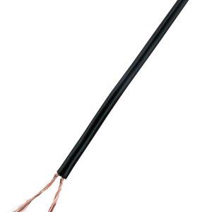 Przewód linka TRU COMPONENTS 93030c532, 2 x 1 mm², czarny, 25 m