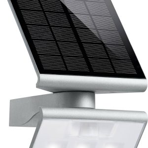 Lampa zewnętrzna solarna z czujnikiem ruchu Steinel 671013, 1×1.2 W, brak, 150 lm, 3000 K, IP44, srebrny Lampa zewnętrzna solarna z czujnikiem ruchu Steinel 671013, 1×1.2 W, brak, 150 lm, 3000 K, IP44, srebrny