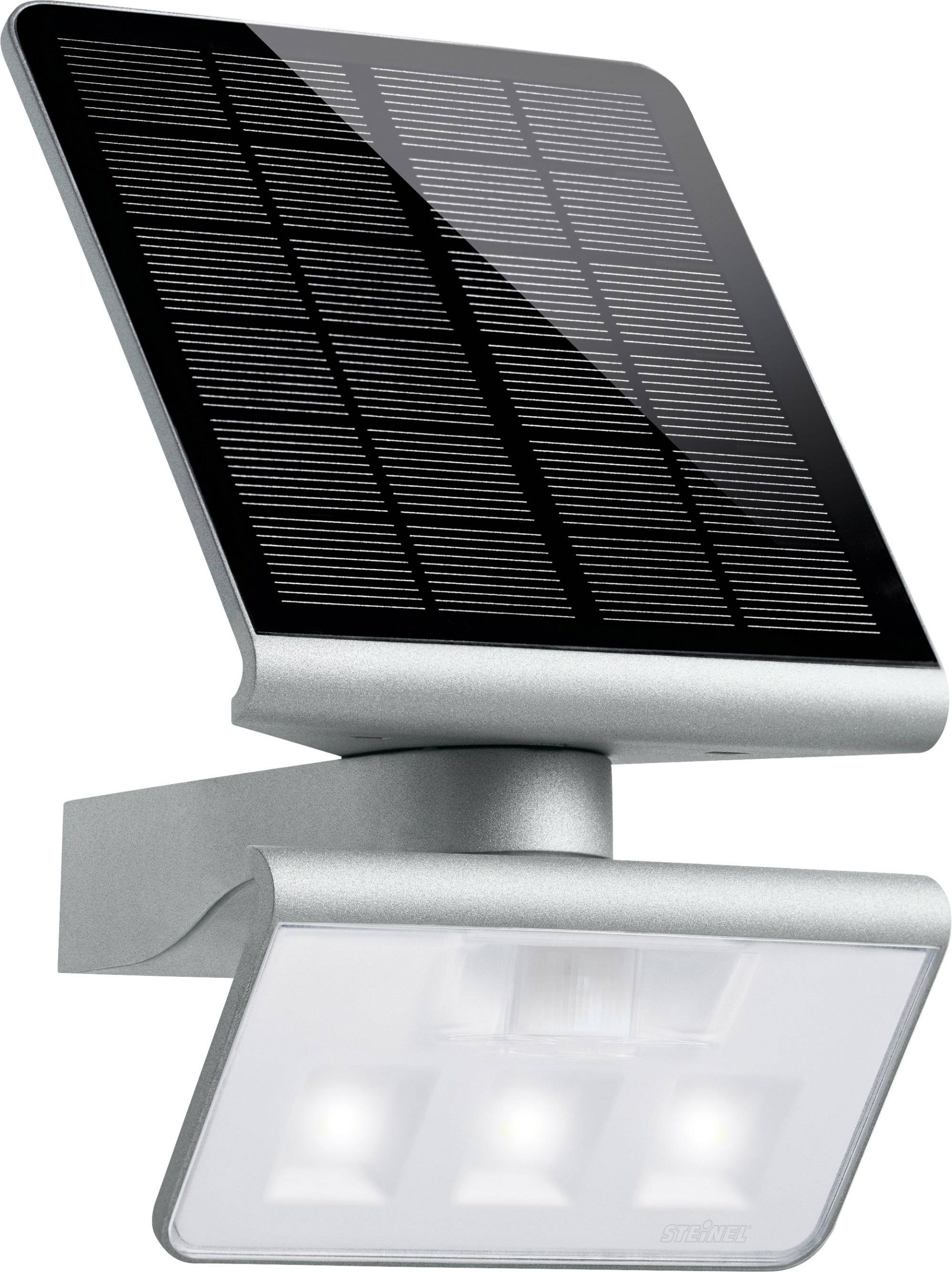 Lampa zewnętrzna solarna z czujnikiem ruchu Steinel 671013, 1x1.2 W, brak, 150 lm, 3000 K, IP44, srebrny - obrazek 1