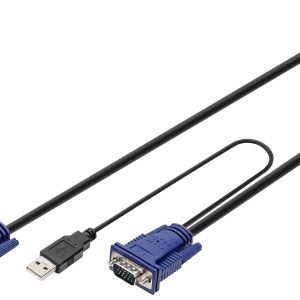 adapter KVM Digitus DS-19232 USB, VGA, 3.00 m adapter KVM Digitus DS-19232 USB, VGA, 3.00 m
