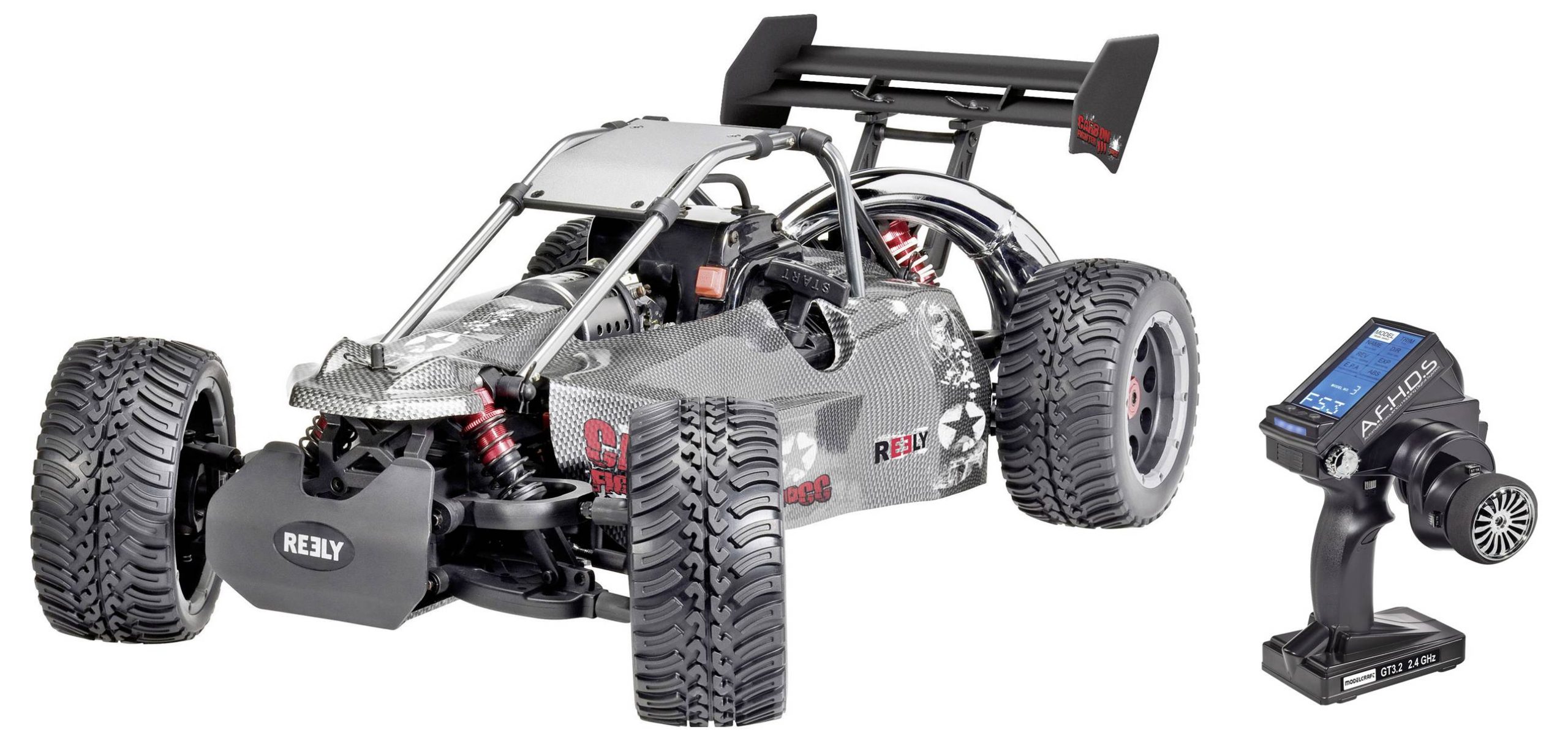Model RC Reely Carbon Fighter III, 1:6, 2 WD, RtR - obrazek 1