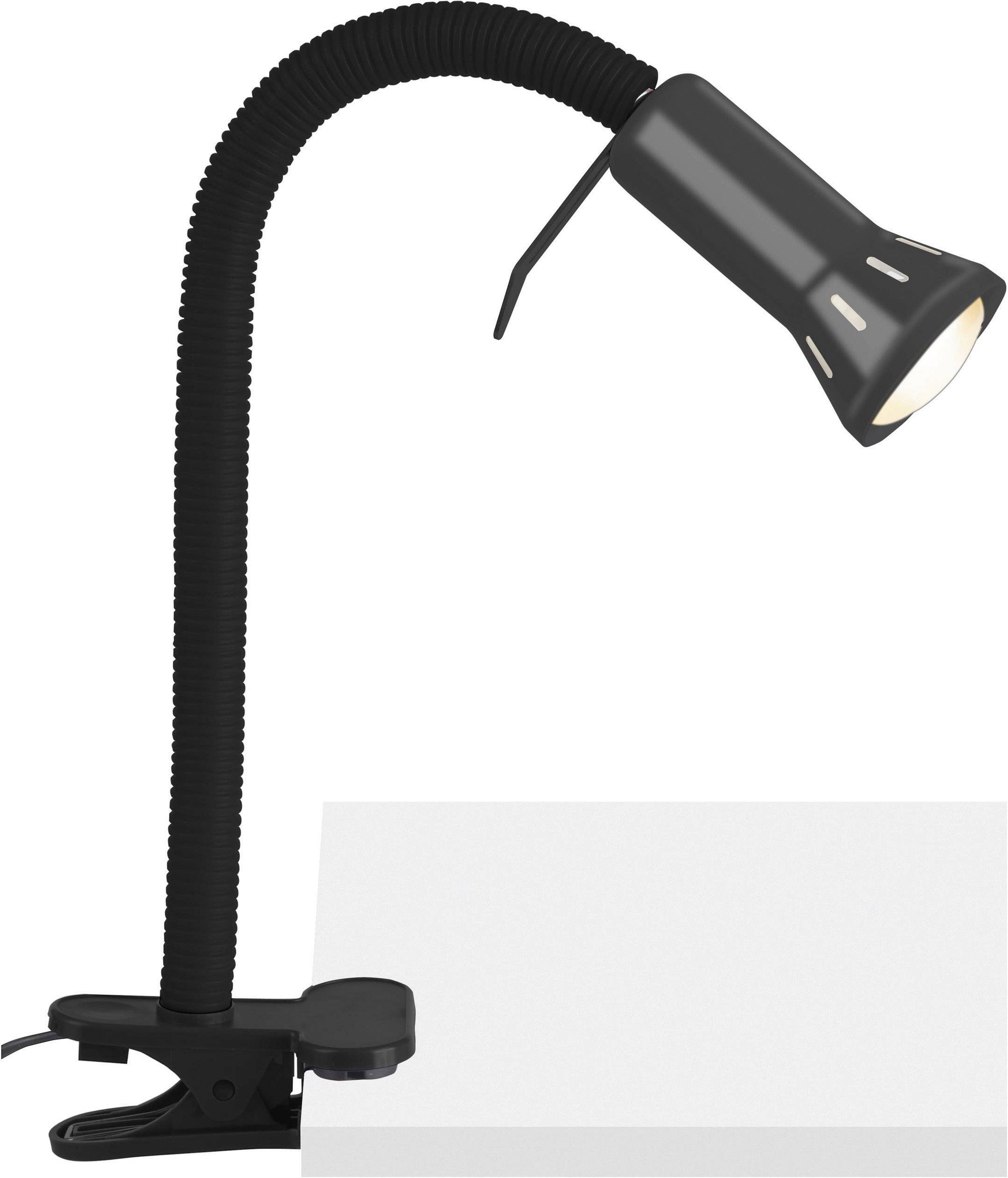 Brilliant Antony Lampa z zaciskiem lampa energooszczędna E14 40 W czarny - obrazek 1