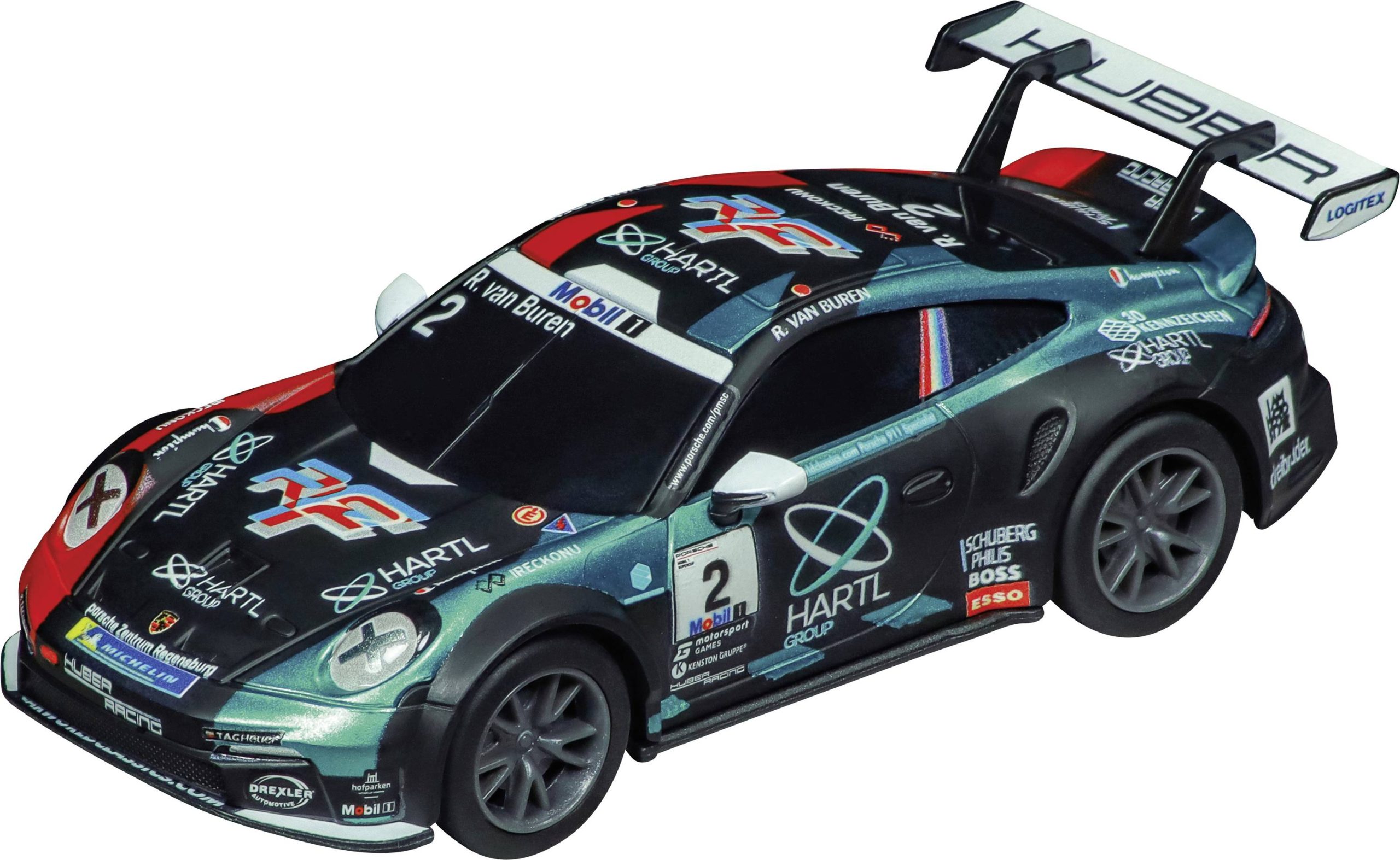 Carrera 20064244 GO!!! Samochód Puchar Porsche 911 GT3 (992) „Huber Racing, nr 2” - obrazek 1